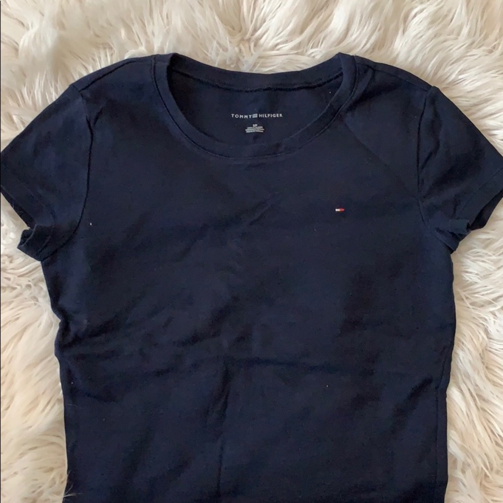 Navy blue top